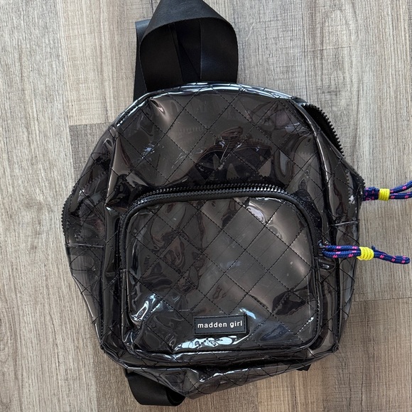 Madden Girl Handbags - Madden Girl Clear Backpack